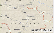 Shaded Relief Map of the area around 59° 55' 44" N, 34° 55' 29" E