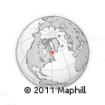 Outline Map of the Area around 59° 55' 44" N, 59° 25' 29" W, rectangular outline