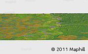 Satellite Panoramic Map of the area around 59° 55' 44" N, 69° 46' 30" E