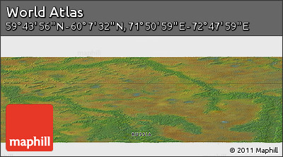 Satellite Panoramic Map of the Area around 59° 55' 44" N, 72° 19' 29" E