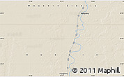 Shaded Relief Map of the area around 59° 55' 44" N, 73° 10' 30" E