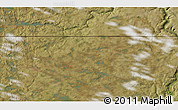 Satellite 3D Map of the area around 59° 55' 44" N, 73° 1' 30" W