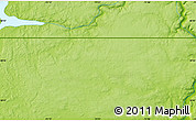 Physical Map of the area around 59° 55' 44" N, 73° 1' 30" W