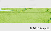 Physical Panoramic Map of the area around 59° 55' 44" N, 73° 1' 30" W