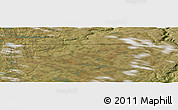 Satellite Panoramic Map of the area around 59° 55' 44" N, 73° 1' 30" W