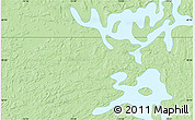 Political Map of the area around 59° 55' 44" N, 73° 52' 30" W
