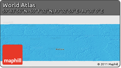 Political Panoramic Map of the Area around 59° 55' 44" N, 74° 1' 30" E