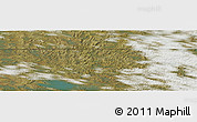 Satellite Panoramic Map of the area around 59° 55' 44" N, 74° 43' 29" W