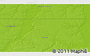 Physical 3D Map of the area around 59° 55' 44" N, 77° 25' 30" E