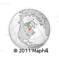 Outline Map of the Area around 59° 55' 44" N, 77° 16' 30" W, rectangular outline