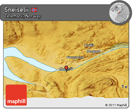 Physical 3D Map of Sneiselii