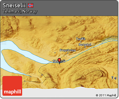 Physical 3D Map of Sneiselii