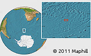 Satellite Location Map of the area around 59° 20' 22" S, 10° 16' 30" E