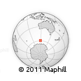 Outline Map of the Area around 59° 20' 22" S, 118° 13' 29" E, rectangular outline