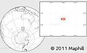 Blank Location Map of the area around 59° 20' 22" S, 119° 4' 29" E