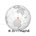 Outline Map of the Area around 59° 20' 22" S, 119° 4' 29" E, rectangular outline