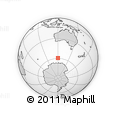 Outline Map of the Area around 59° 20' 22" S, 119° 55' 30" E, rectangular outline