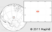 Blank Location Map of the area around 59° 20' 22" S, 11° 7' 30" E