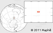 Blank Location Map of the area around 59° 20' 22" S, 121° 37' 30" E