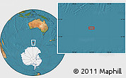 Satellite Location Map of the area around 59° 20' 22" S, 123° 19' 29" E