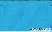 Physical Map of the area around 59° 20' 22" S, 125° 1' 30" E