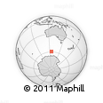 Outline Map of the Area around 59° 20' 22" S, 125° 1' 30" E, rectangular outline