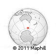 Outline Map of the Area around 59° 20' 22" S, 141° 10' 30" E, rectangular outline