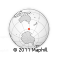 Outline Map of the Area around 59° 20' 22" S, 147° 7' 30" E, rectangular outline