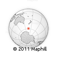 Outline Map of the Area around 59° 20' 22" S, 166° 40' 30" E, rectangular outline