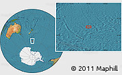 Satellite Location Map of the area around 59° 20' 22" S, 176° 52' 30" E