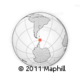 Outline Map of the Area around 59° 20' 22" S, 56° 52' 30" W, rectangular outline