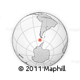 Outline Map of the Area around 59° 20' 22" S, 74° 43' 29" W, rectangular outline