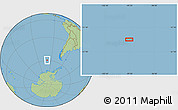 Savanna Style Location Map of the area around 59° 20' 22" S, 99° 22' 30" W