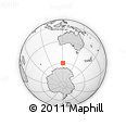 Outline Map of the Area around 59° 41' 37" S, 120° 46' 30" E, rectangular outline
