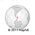 Outline Map of the Area around 59° 41' 37" S, 56° 1' 29" W, rectangular outline