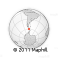 Outline Map of the Area around 59° 41' 37" S, 66° 13' 29" W, rectangular outline