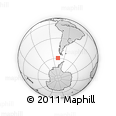 Outline Map of the Area around 59° 41' 37" S, 77° 16' 30" W, rectangular outline