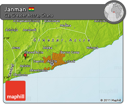 Physical Map of Janman