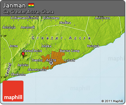 Physical Map of Janman