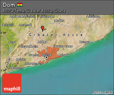 Satellite Map of Dom