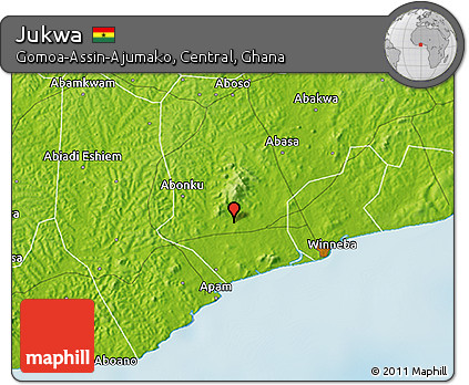 Physical 3D Map of Jukwa