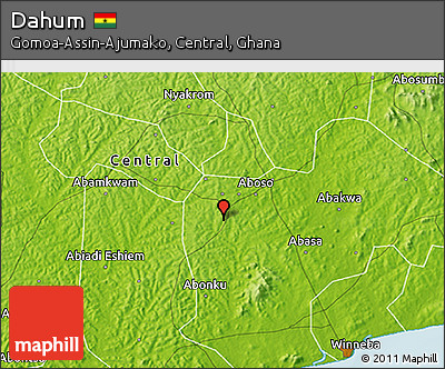 Physical 3D Map of Dahum
