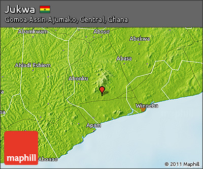 Physical 3D Map of Jukwa