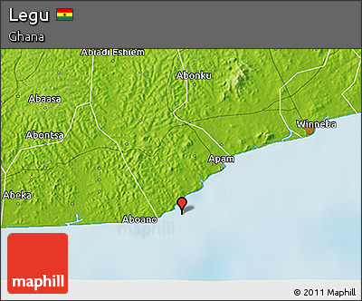 Physical 3D Map of Legu