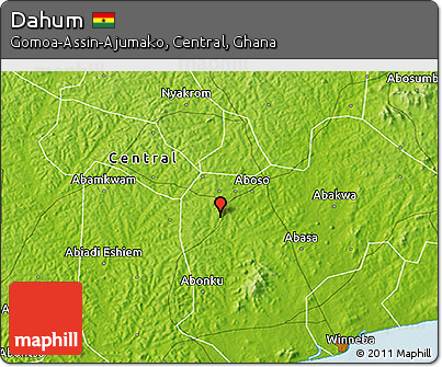Physical 3D Map of Dahum