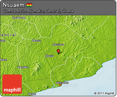 Physical 3D Map of Nsuaem