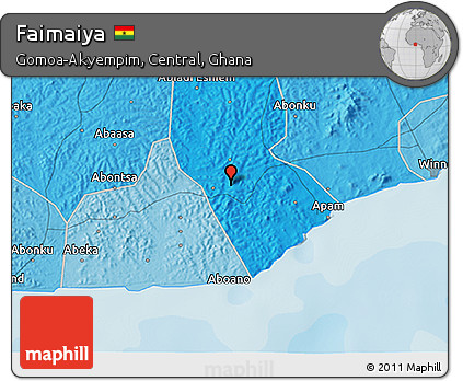 Political 3D Map of Faimaiya
