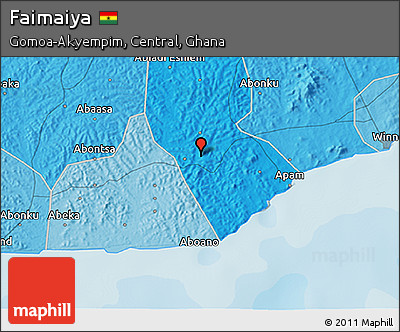 Political 3D Map of Faimaiya
