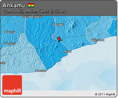 Political 3D Map of Ankamu