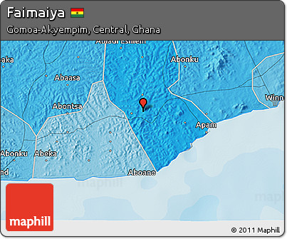 Political 3D Map of Faimaiya